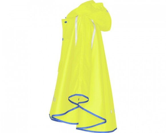 regenponcho opvouwbaar neon-geel junior maat XL