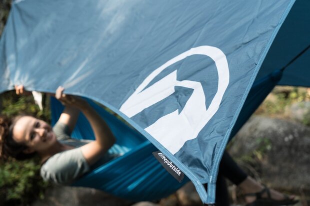 hangmatcover Traverse Shelter 360 x 280 cm blauw