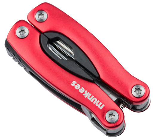 multitool 7 functies rood unisex 11 cm