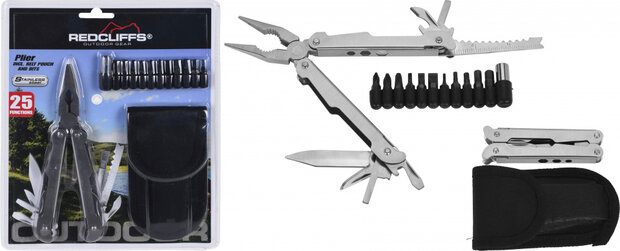 Multitool grijs/zwart 24 x 20 x 2 cm 1 stuk