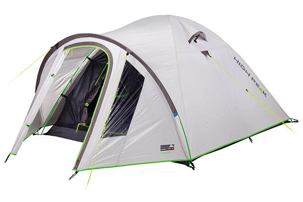 koepeltent Nevada 5-persoons 355 x 280 x 160 cm grijs