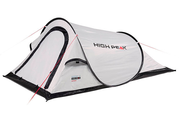 pop-up tent Campo 2-persoons 220 x 120 x 90 cm wit