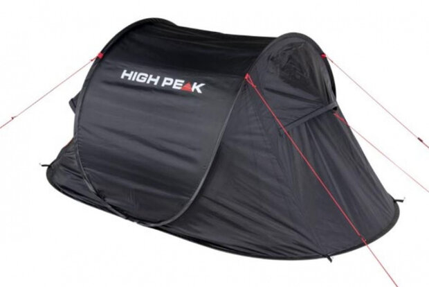pop-up tent Vision 2-persoons 235 x 140 x 100 cm zwart