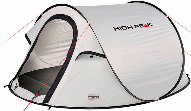 pop-up tent Vision 3-persoons 235 x 180 x 100 cm wit