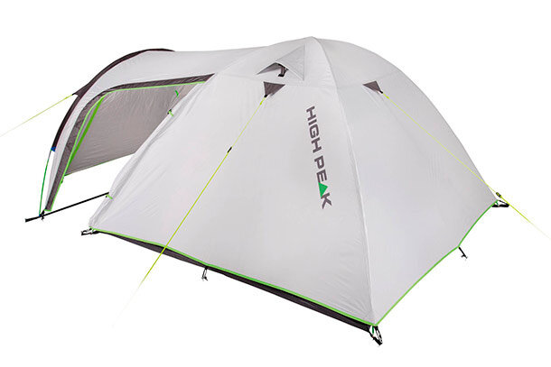 koepeltent Kira 4-persoons 350 x 240 x 130 cm grijs