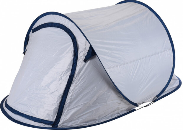 pop-up tent 2-persoons 220 x 120 x 90 cm wit