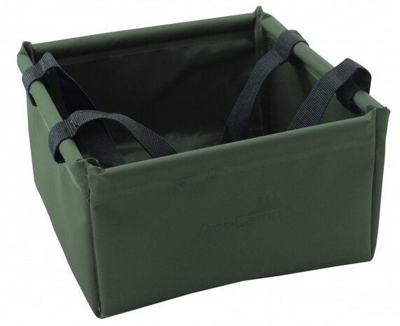 opvouwbare waskom groen 10 liter