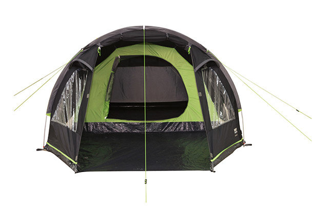 tunneltent Atmos 3-persoons 390 x 180 cm donkergrijs