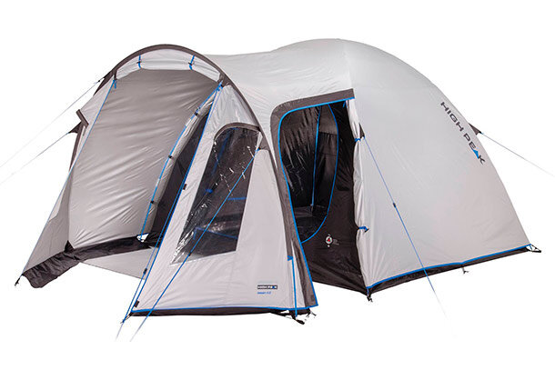 koepeltent Tessin 5-persoons 390 x 300 x 190 cm grijs