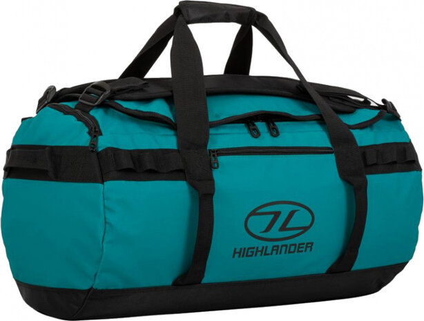 weekendtas Storm Kit 45 liter PVC aqua/zwart