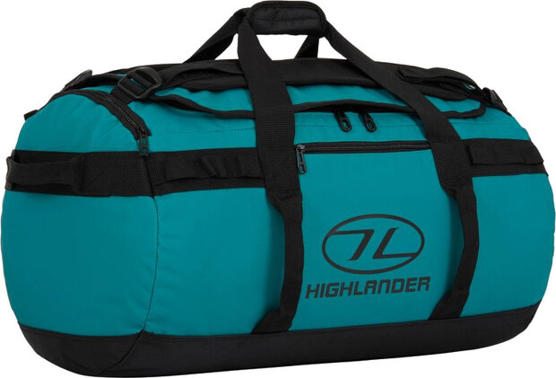 weekendtas Storm Kit 65 liter PVC aqua/zwart