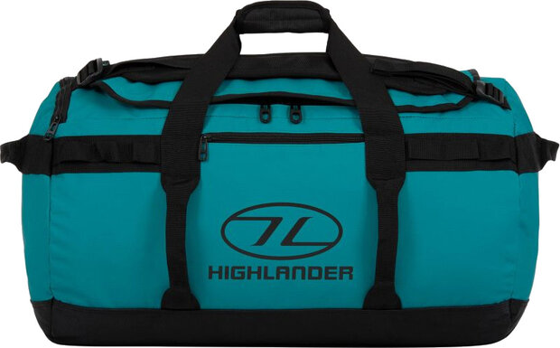 weekendtas Storm Kit 65 liter PVC aqua/zwart