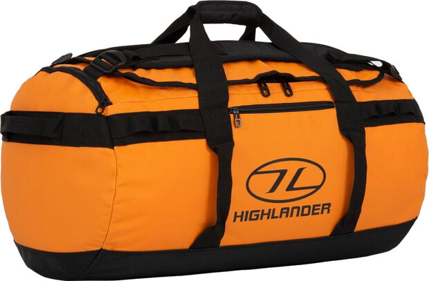 weekendtas Storm Kit 65 liter PVC oranje/zwart
