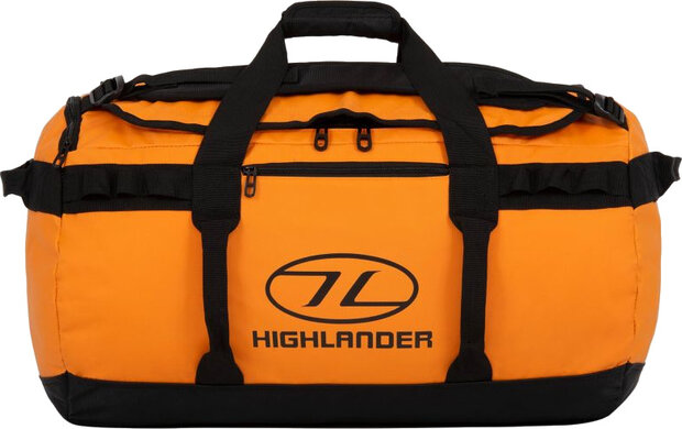 weekendtas Storm Kit 65 liter PVC oranje/zwart