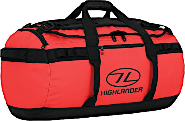 weekendtas Storm Kit 65 liter PVC rood/zwart