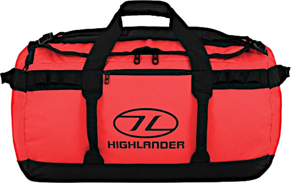 weekendtas Storm Kit 65 liter PVC rood/zwart