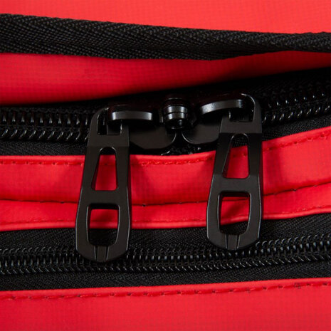 weekendtas Storm Kit 65 liter PVC rood/zwart