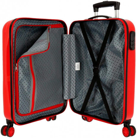 handbagagetrolley Spider-Man 33 liter hardcase  rood