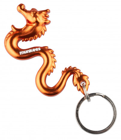 flesopener 3D Draak oranje staal 7 cm