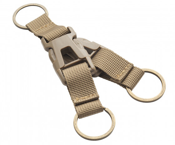 afneembare sleutelhanger kaki unisex 15 cm