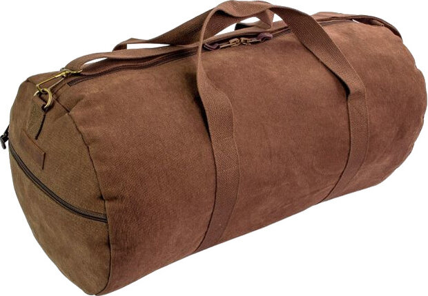 weekentas Crieff 45 liter canvas bruin