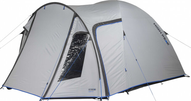 koepeltent Tessin 4-persoons 370 x 240 x 170 cm grijs