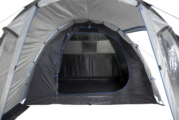 koepeltent Tessin 4-persoons 370 x 240 x 170 cm grijs