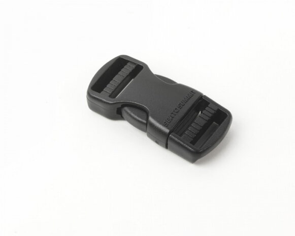 steekgesp voor spanband 25 mm zwart