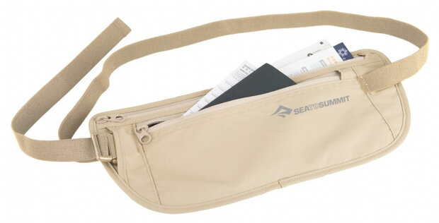 Money Belt heuptas 27 x 12 cm beige