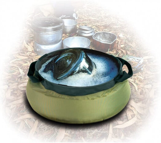wasbak Kitchen Sink opvouwbaar 20 liter groen