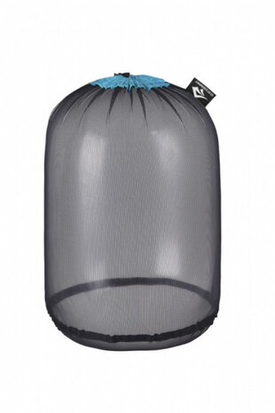 Ultra-Mesh Stuff Sack XS 4 liter zwart/lime