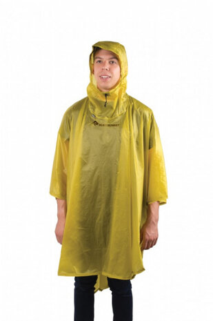 poncho 15D one size nylon geel