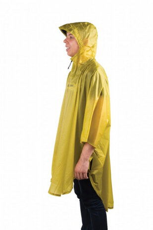 poncho 15D one size nylon geel