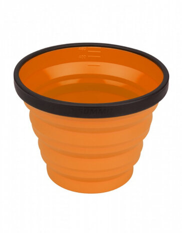 X-mug campingservies inklapbare mok 480 ml oranje