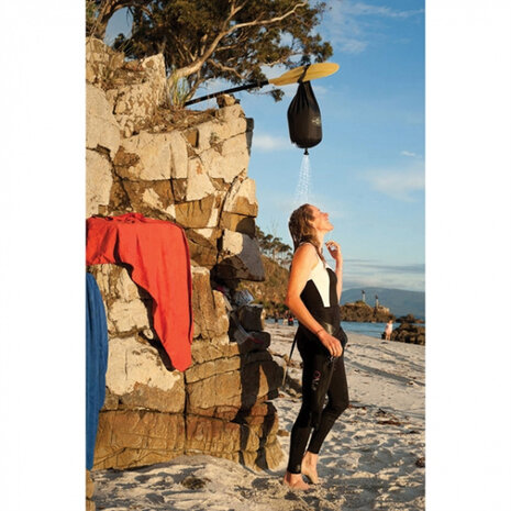 Pocket shower draagbare douche 10 liter zwart