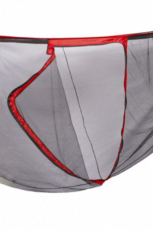 hangmat klamboe 380 gram grijs/rood