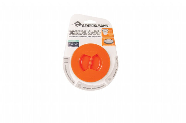 X-Seal &amp; Go campingbeker 215 ml oranje