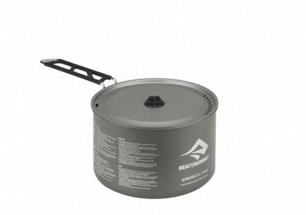 AlphaPot camping pannenset 1,2 en 2,7 liter grijs