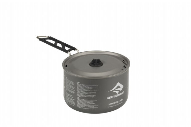 AlphaPot camping pannenset 1,2 en 2,7 liter grijs