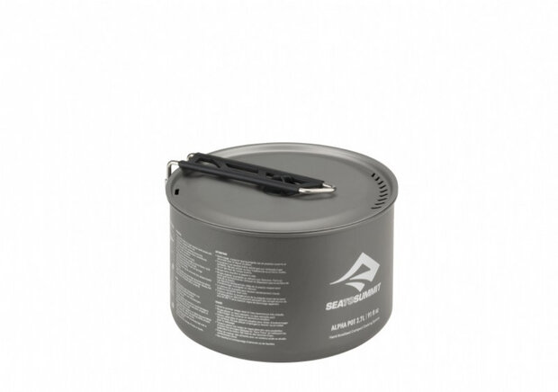 AlphaPot camping pannenset 1,2 en 2,7 liter grijs