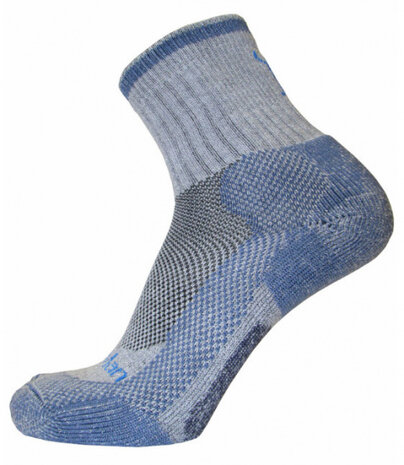 Trekking Light wandelsokken mt 36-38 blauw/grijs