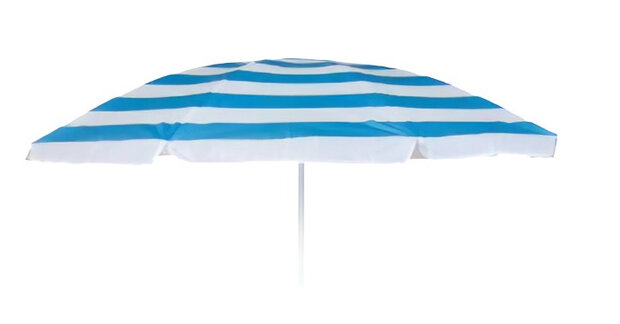 strandparasol 150 cm nylon blauw
