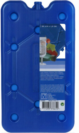 koelelement 25 x 14 cm polyetheen blauw
