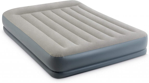 luchtbed Queen Pillow Dura-Beam 203 x 152 cm vinyl grijs