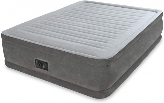 luchtbed Dura-Beam Queen Elevated 203 x 152 cm PVC grijs