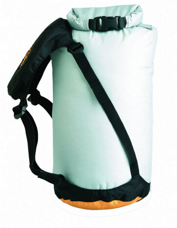 drybag eVent Compression 14 liter nylon grijs/zwart
