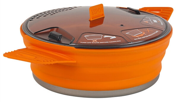 campingpan X-Pot 1,4 liter 19 cm aluminium oranje
