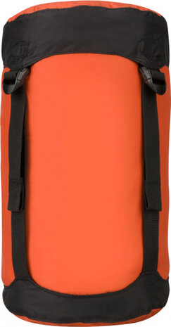 compressiezak 10 liter nylon oranje/zwart