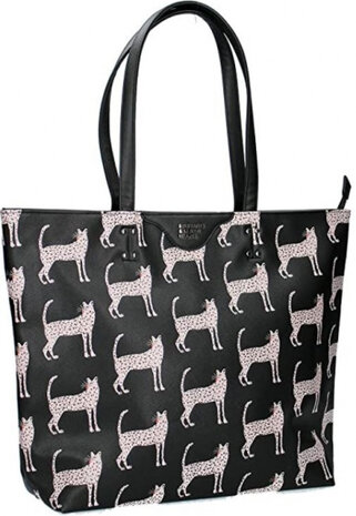 shopper dames 21,5 liter zwart