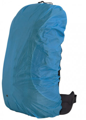 regenhoes Featherlite azuurblauw textiel &gt;55 liter